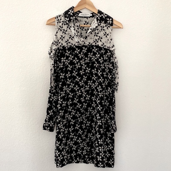 NWT Tanya Taylor Spring 2015 Cutout Shoulder Print Dress W/ POCKETS - Picture 4 of 12